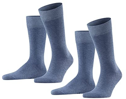 FALKE Happy 2-Pack Socken light denim (6660), 47-50