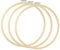 Caydo 3 pack 30cm cerchio cerchio del cerchio del ricamo in legno per cucito artigianale pratico