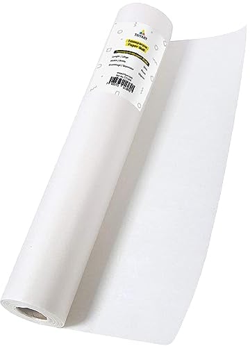 TRITART Papier Calque en Rouleau - Largeur 100cm x 25m - Grand Format - 50 g/m - Transparent - Patron Couture - Pour Croquis, Dessin Technique et Activités Artisanales