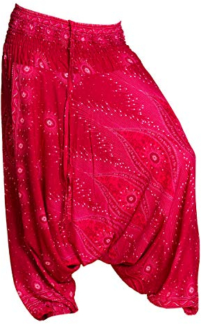 PANASIAM Aladin Pants Peacock V22 Fuchsia L