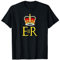 Queen Elizabeth II Royal Coat of Arms Emblem Monarch Crown T-Shirt