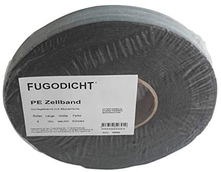 Fugodicht PE Zellband-Vorlegeband 3x6mm x 50m schwarz