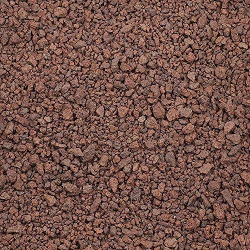 Lavastein Lavagranulat Grill Pflanzen Lavamulch für Garten Rot 2-8 mm 20L Aquarium Filtermaterial Lava Vulkanstein Lavakies