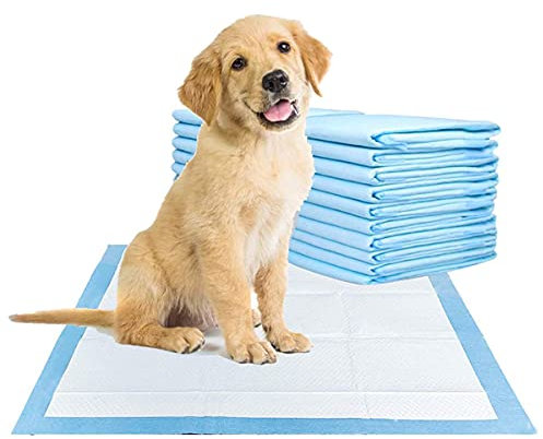 ShopHut Puppy Training Pads, Training Pads Mats for Younger Pets, Dog and Cat Pee Diaper with Heavy Duty Absorbency (50 Pack) (60x45cm (50 Pads))