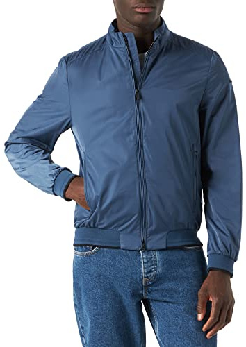 Geox M TEVERE Uomo Giacca Dark Denim, 52