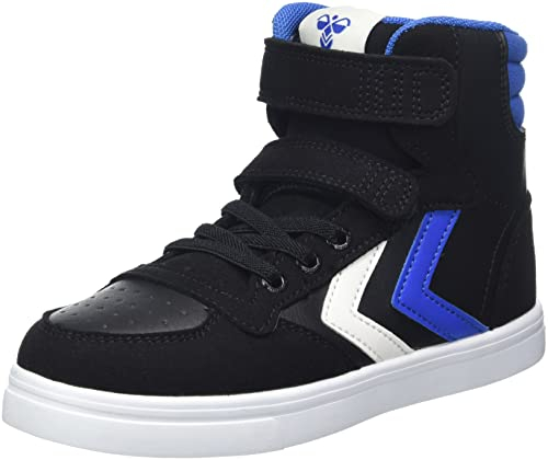 hummel Slimmer Stadil HIGH JR Sneaker, Schwarz Carbon Black, 28 EU