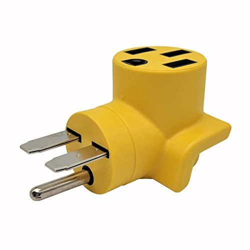 Parkworld 63241 EV Charging Adapter NEMA 6-30P to 14-50R One Piece Compact Adapter (ONLY for EV or Tesla use, NOT for RV)