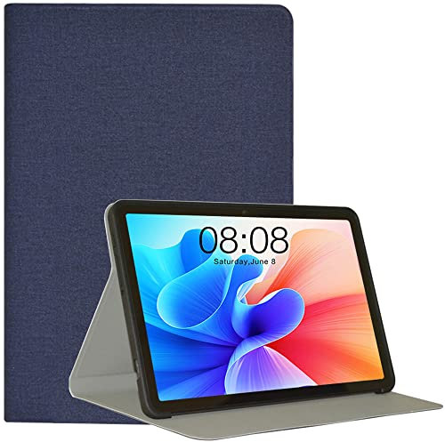 AKNICI Funda para TECLAST T40 Pro Tablet 10.4 Pulgadas, Ultra Delgada Cubierta Trasera de TPU Cover Carcasa para TECLAST T40 Pro, PU Protectora Carcasa con Soporte Función para TECLAST T40 Pro, Azul