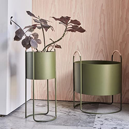 OYOY Living Maki Plant Box-High Pflanzgefäße, Schwarz, Single