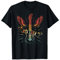 Lets Rock n Roll Gitarre Retro Liebhaber T-Shirt
