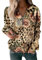 Y2k Hoodie Herbst Rollkragenpullover Damen Halloween Pullover Pullover Y2k Teenager Mädchen Kleidung Zip Up Hoodie Y2k Sweatshirt Damen Kapuzenpullover Damen Damen Hoodie Mit Kapuze(3-Leopard Print,L)