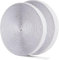 GWHOLE 20mm x 10 Meter 2 Roll Hook and Loop Self Adhesive Tape Roll Fastening Tape White for Home,Office & DIY Crafts- Strips (32ft)