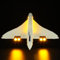 BRIKSMAX 10318 Led Licht für Lego Concorde - Compatible with Lego Icons Bausteinen Modell - Ohne Lego Set