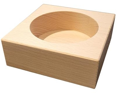 Wooden World - Wooden wine bottle coaster made of beech wood