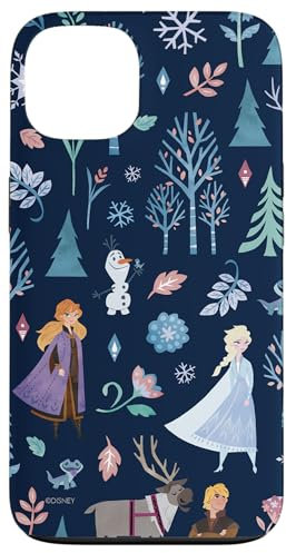 Hülle für iPhone 13 Disney Die Eiskönigin 2 mit Anna Elsa, Olaf Kristoff, Sven Bruni, Druck