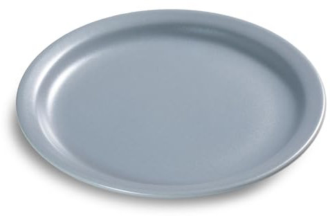 SALZKAMMERGUT KERAMIK Dessertteller, Ø 23 cm, Dunkelgrau, Geschirr handgemacht in Österreich