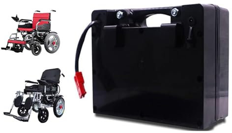 HJGHY Batterie au Lithium 24 V Batterie 24 V 20 Ah 25 Ah 30 Ah pour Fauteuil Roulant électrique Batterie Rechargeable au Lithium 24 V Batteries de Remplacement au Plomb avec Chargeur,24v,30Ah