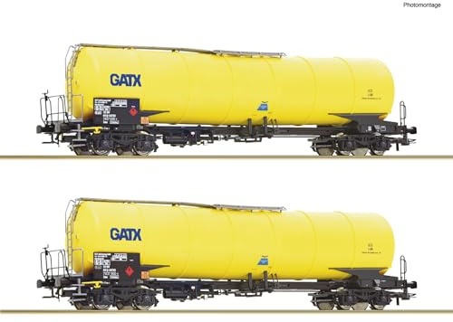 Roco GATX Zacns Bogie Tank Wagon Set (2) VI HO Gauge RC76025