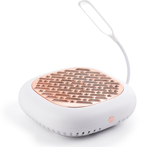 130W Nagelstaub-Sammelmaschine, Nagelstaubsauger mit leistungsstarkem Absaugventilator für Maniküre, professioneller Nagelfilter für Nagelkunst (Silber)