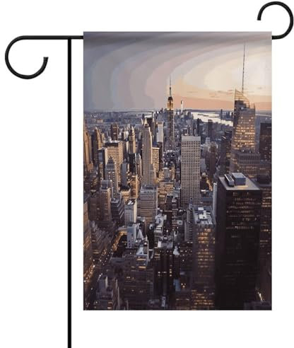 Gartenflagge New York City, bedruckte Outdoor-Flagge, dekorative Garten- oder Terrassenflagge, Hof, Outdoor, dekorative Flagge