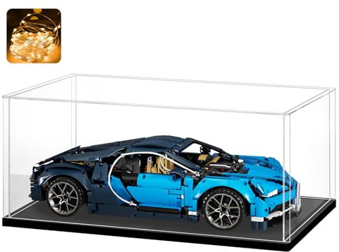 Acryl Vitrine/Schaukasten/Display Case/Display Box für Modellautos, Figuren, Sammlerstücke | Selbstmontage (55x25x25 cm)