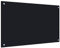 AUVYI Küchenrückwand aus Hartglas 80x50 cm Schwarz Spritzschutz Glas Herd Spritzschutz Küche Glas Hinter Herd Küchen Wandschutz Glasplatte Küche