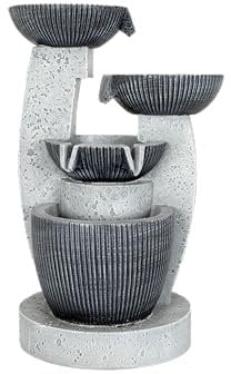 Easy Fountain Greek Columns incl LEDs Day & Night Solar Battery Water Feature