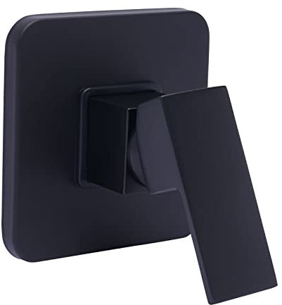 Rubinetto miscelatore doccia G1/2 incorporato rubinetto da bagno nero da incasso adatto per bagni cucine per il collegamento di docce e rubinetti, ecc
