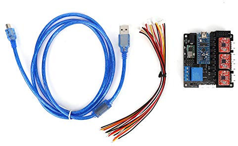 Motherboard-Kit 3-Achsen-Controller-Modul für CNC-Graviermaschine mit integrierten A4988-Treibern