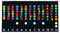 Adesivo per tastiera per chitarra, codice colore, note decalcomanie, strumento di apprendimento per chitarra, strumento per principianti per esercitarsi a 6 corde