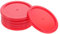 Hemobllo 6 Stück Hockeytisch Zubehör Aus Kunststoff Hockeytisch Zubehör Eishockey Spieltisch Zubehör Hockey Spiel Zubehör Ersatz Pucks Rund Rot
