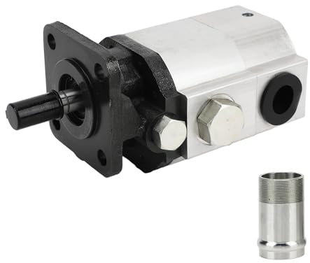 Locadence Pompe de Séparateur de Bois Hydraulique, 11Gpm 3000Psi 1/2 Pouces Pompe de Séparateur de Bûche Multifonctionnel, Pompe à Engrenages Hydrauliques de 3600 TR/Min