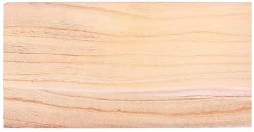 LOORGVEL Rectangular Hardwood Wood Plank for DIY Furniture Crafting Unfinished Solid Wood Board for Wardrobe Shelving for Storage Projects