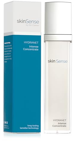 SkinSense Hydranet Intense Concentrate 50ml, Deeply Hydrating Serum with Hyaluronic Acid, Jojoba Oil and Sweet Almond Oil, Face Moisturiser for dry skin