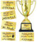 FIESTADEKOR Trofeo para Personalizar con Todo Tipo de Textos Especial para Regalo