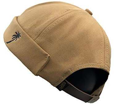 YAMEE Docker-Cap Docker Mütze Seemannsmütze Hafenmütze Herrenmütze Bikercap Hat Wandermütze Dockercap Kopfbedeckung Seemannskappe Vatertagsgeschenk（Kopfumfang Größenverstellbar）