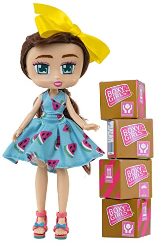 Rocco Giocattoli - Boxy Girls Brooklyn Puppe 20 cm, Mehrfarbig, 762IT