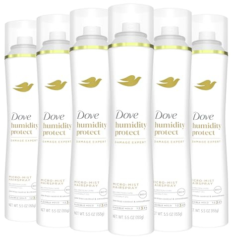 Dove Style + Care Haarspray Flexibel Hold, Micro Mist, 140 ml, 6 Stück
