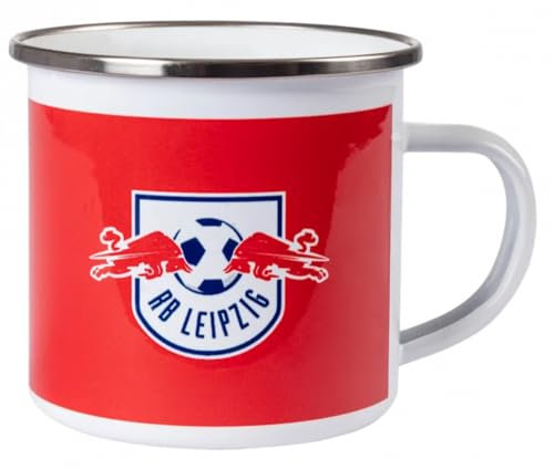 RB Leipzig Tasse - Emaille - rot-weiß Kaffeetasse | Becher RBL
