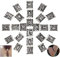 nuluxi Wikinger Bartperle Nordischen Haar Bart Perlen Armband Antik für Flechten Halskette DIY Groß Metal Viking Runen Haargeflecht Flechtperlen für Damen Mädchen Männer Anhänger 24 Stück