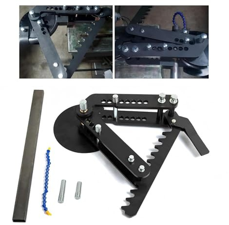 ECOTRIC Tube and Pipe Bender Black Oxide Coating Steel Manual Hand Bender Tubing Tube Bender Pipe Bender Replace for WFB2