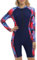 Halcurt One Piece Rash Guard Badeanzug Langarm Badeanzüge Tummy Control M