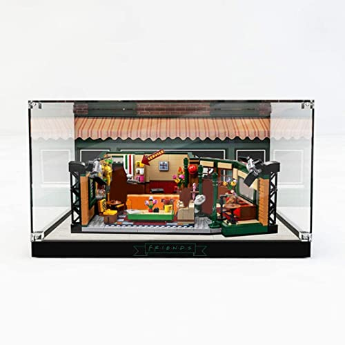 Havefun Acryl Vitrine Kompatibel Mit Lego 21319 Ideas Friends Central Perk Café, Schaukasten Showcase Staubdichte Display Case für Lego 21319 - Nicht Enthalten Modellbausatz