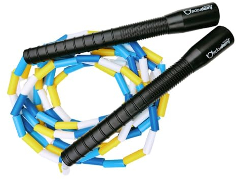 Corde à sauter professionnelle pour ski/compétition Freestyle Bead – Longueur réglable (longueur de la corde 3 m) (océan)