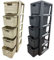Cream Grey Large 5 Drawer Modular Home Office Clothes Storage Tower Unit (Grey)