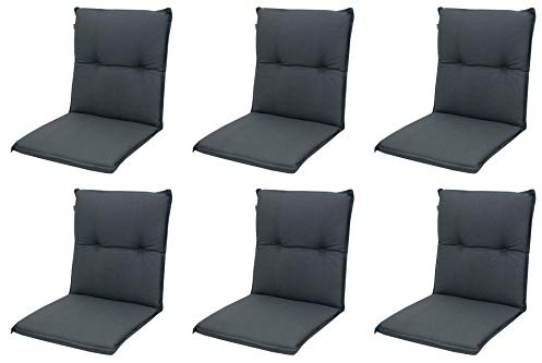 Doppler 6 x 7 cm Luxus Niederlehner Auflage Brilliant New 940, anthrazit Uni, Made IN Europe