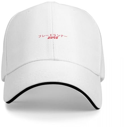 BEABAG Basecap Blade Runner 2049 Japanisch Rot LogoCap Baseballkappe Ikone Pelzmütze Damen Mütze Herren