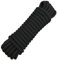 Cuerda de escalada de 10 mm, cuerda multiusos, cuerda duradera para exteriores, escalada, camping, senderismo, aventuras al aire libre, canotaje, pesca, manualidades y proyectos domésticos (negro, 10