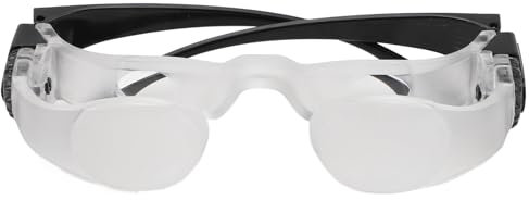 Tragbare TV-Lupen, Angel-Teleskop-Brille, 4-fache Vergrößerung, Manueller Fokus, Lupe, Freihändige Angel-Fernglas-Brille für Outdoor-Beobachtung (Hyperopia-Version)