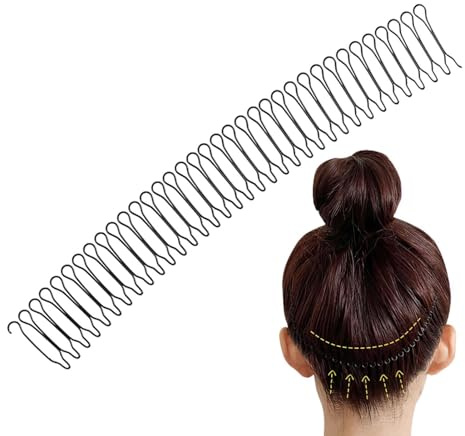 Pinces à cheveux invisibles - Pinces en forme de peigne ondulé, épingle à cheveux pour outils de coiffage | Peigne fixateur de finition de cheveux en forme de U, porte-peignes pour